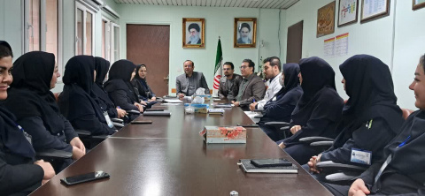 جلسه گروه پرستاری و فوریت‌های پزشکی با مسئولین