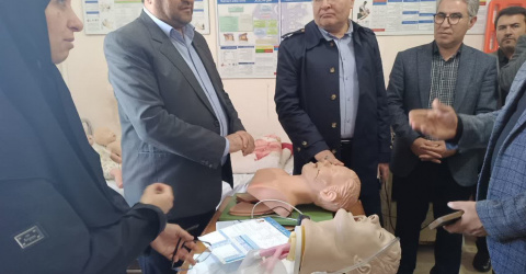 بازدید رئیس دانشگاه علوم پزشکی اردبیل از موسسه و خوابگاه مشگین‌شهر